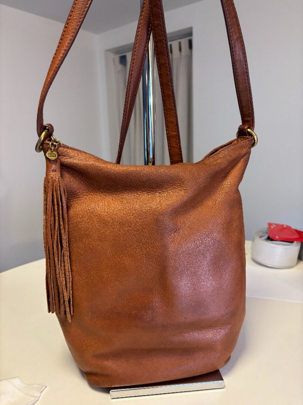 HOBO The Original 'Blaze' Brown Leather Backpack & Shoulder Bag